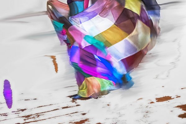 Silk Patchwork Dress photo by David Oldridge