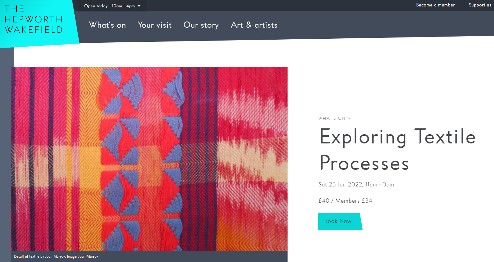 Workshop: Exploring Global Textile Processes @ The Hepworth Wakefield